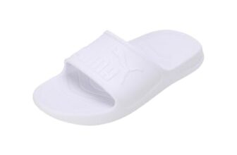 Puma Mens Popcat 20 Injex Res White-White Slide – 7 UK (40111901)