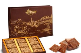 RAV Organic Certified Organic Till Gud Gajak 500g | Sesame Seeds, Jaggery & Cow Ghee | Til Gud | Till Patti | Gajak Chikki | Gur Tilkut | Winter Special Traditional Indian Sweet | No Preservatives, No Additives