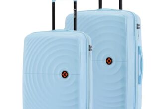 Nasher Miles Seattle Hard-Sided Luggage | 8 Wheels Trolley Bag for Travel | Suitcase