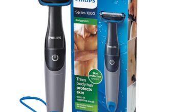 Philips Showerproof Body & Balls Trimmer for Men Private Parts | Bi-directional Trimming| Skin Safe Intimate Grooming | Skin Protection System | 2yrs Warranty | India’s #1 Men’s Trimmer* | BG1025