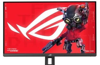 ASUS ROG Strix XG27ACMES Gaming Monitor – 27-inch 2560×1440, 255Hz OC (Above 144Hz), 0.3ms (min.), Fast IPS, Extreme Low Motion Blur Sync, USB Type-C, G-Sync Compatible, Tripod Socket, HDR, Gaming AI