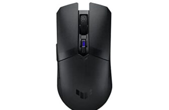 ASUS TUF M4 Gaming Wireless Gaming Mouse | Dual Wireless Modes – Bluetooth/RF 2.4 GHz, 12K DPI Optical Sensor, 6 Programmable Buttons