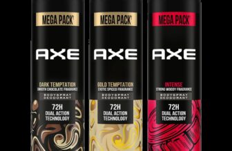 AXE Gold Temptation, Dark Temptation and Intense Deodorant Spray  –  For Men(645 ml, Pack of 3)