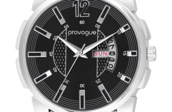 PROVOGUE Basic Analog Watch for Men with Day and Date Display Analog Watch with Day and Date Display Analog Watch  – For Men