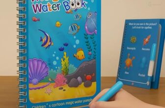 Graphene Magic Water Coloring Book, Educational Fun & Bonding Time for Kids, Reusable, Mess-Free Art with Quick Dry Technology, Promote Fine Motor & Drawing Skills, Ideal Travel (Toy Pack of 1)