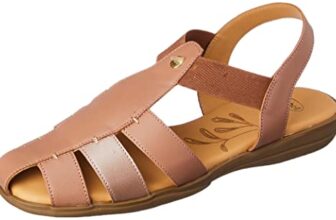 Scholl Women’s STELLA FM SANDAL Rose Gold Flats – 4 UK (5645219)