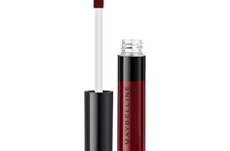 Maybelline New York Lipstick, Matte Finish, Non-Sticky and Non-Drying, Sensational Liquid Matte, 02 Soft Wine, 7ml