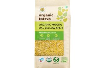 Organic Tattva Yellow Moong Dal Split 500g | Protein-Rich Pesara Pappu Easy-to-Digest Dal for Daily Cooking | Pure, Unpolished & Organic Homestyle Pulses