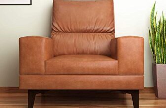 @home By Nilkamal Willis Single Seater Sofa (Tan Brown)