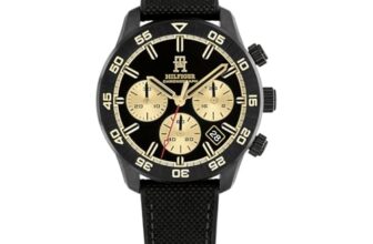 Tommy Hilfiger Th85 Quartz Analog with Black Dial Black Silicone Strap Watch for Men – TH1792182