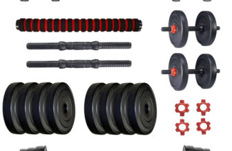 Protoner 3in1 convertible 8 kg (2kgx4) set home gym & Adjustable Dumbbell(8 kg)