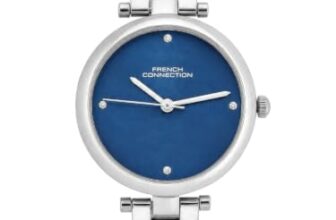 French Connection Blue Sunray Dial, Analog Watch for Women – FCN0166USM