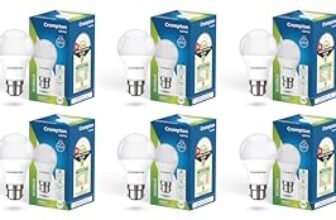 Crompton Param 9 Watt LED Bulb Cool Day Light | Pack of 10 | B22 Base, Energy-Efficient | LED Bulb for Home & Office, Wide Light Spread