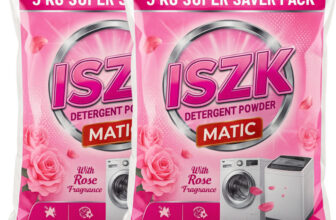ISZK Detergent Powder 10kg GentleCare Laundry Powder – Soft On Fabrics Detergent Powder(10 kg)