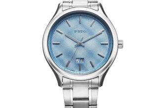 Titan Palette of Colours Quartz Blue Dial Watch for Men