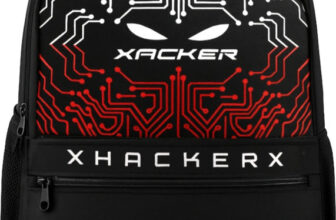 MRSAYON for Men & Women Stylish X-Hacker printed bag Office, Travel & College Backpack 32 L Laptop Backpack(Black, Red)