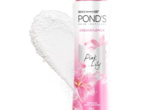 POND’S Dreamflower Fragrant Talc Powder with Vitamin B3, Pack of 1, 80gm