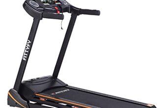 INALSA Motorized Treadmill for Home (4.0HP Peak) FFTM 250-12 Preset Programs,LCD Panel Foldable,3Section Incline, End Cap Lubrication System,(Free Installation Assistance)|FITTYFY Range