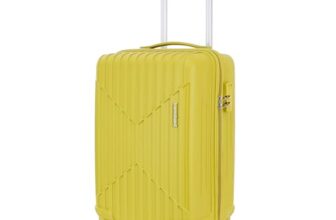 KAMILIANT by American Tourister Savvy|Cabin Trolley Bag Small Size (55 cms) for Travel| Hard Case Polypropylene (PP) Suitcase|360° 8-Wheel Spinner Luggage Trolley|Combination Lock|Cress Green