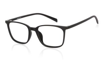 LENSKART BLU | Zero Power Blue Cut Computer Glasses | Anti Glare, Lightweight & Blocks Harmful Rays | UV Protection Specs | Men & Women | Medium | LB E13526