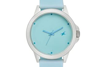 Fastrack Analog Blue Dial Unisex’s Watch-38024PP64W, Silicone Band