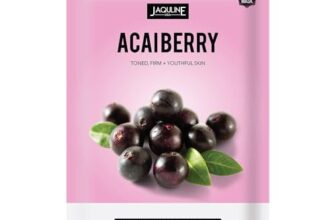 JAQULINE USA Acai Berry Sheet Mask | Hydrating and Revitalizing Face Mask for All Skin Types | Antioxidant-Rich Formula | Nourishes, Soothes, and Refreshes Skin