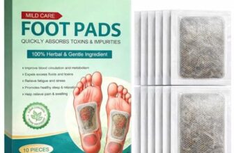 Detox Foot Patches Overnight Bamboo 10PCS Vinegar, Herbal Detox Foot Pads with Ginger, Foot Detox Pads for Sleep & Relaxation, Acupoint Foot Patches for Stress Relief, Natural Foot Care for Men & Women