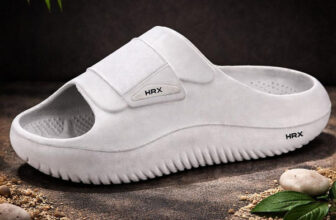 HRX by Hrithik Roshan Men Slippers(Grey , 9)