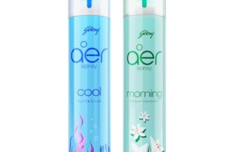 Godrej aer Spray | Room Freshener for Home & Office – Cool Aqua & Jasmine Delight | Pack of 2 (220 ml each) | Long-Lasting Fragrance