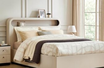 Home Centre | Saga | Engineered Wood | Hydraulic Storage | King Beds | Cream | 1 Year Warranty