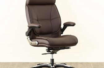 Home Centre | Aubrey | Upholstery | Study and Office Chairs | Brown | 1 Year Warranty
