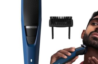 Philips Skin Friendly Beard Trimmer For Men| Lift & Trim Technology|10 Length Settings|15 Mins Quick Charge| Self Sharpening Blades|Cordless & Rechargeable|3 Year Warranty|Bt3303/30,Blue