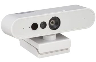 Lenovo 510 FHD Webcam with Full Stereo Dual Built-in mics | Facial Recognition Technology | Built-in Windows Hello | RGB Clarity |Ultra-Wide 95° Lens, 4X Digital Zoom | 360° Rotation | Flexible Mount
