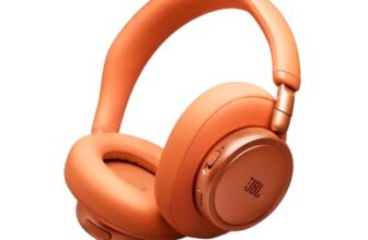 JBL New Live 780NC, Advanced Noise Cancellation 2.0 Wireless Headphones, Latest Technology (BT 6.0, Auracast, Hi-Res, LDAC, Spatial Sound, 6-mic, AI-Trained Algo) 80H Battery, 2Yrs* Warranty, Orange
