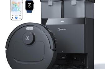 ECOVACS Deebot N50 PRO Omni 2 in 1 Robotic Vacuum Cleaner & Mop, 2026 New Launch 25000 Pa Suction, Self-Emptying Omni-Station, Zerotangle 3.0, Hot Air-Drying, Auto-Lift Mop On Carpet, Upto 300 Mins