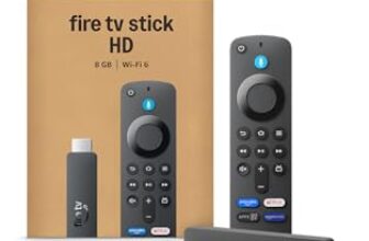 Amazon Fire TV Stick HD (newest model), our fastest HD stick yet, 1,500+ apps, Alexa Voice Remote, directly powered by your TV