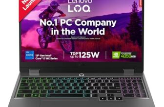 Lenovo LOQ Intel Core i7-13645HX | NVIDIA RTX 4050 6GB (16GB RAM/512GB SSD/144Hz Refresh Rate/15.6″ (39.6cm)/Windows 11/Office Home 2024/3 Mon. Game Pass/Grey/1.8Kg), 83DV01FYIN Gaming Laptop