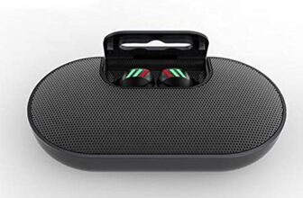 BigPlayer True-Wireless Earbuds with Touch Control, IPX5 Water Resistant, Black, MST-1492