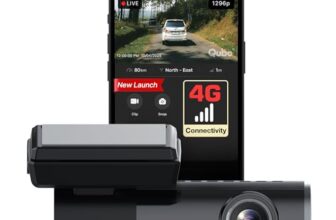 Qubo Dashcam 4G Live by Hero Group | Remote Live View I GPS Tracking & Smart Alerts | 2K QHD Recording | | 140° FOV | Emergency Recording | Wi-Fi & App Control | Supports Upto 1TB SD Card 