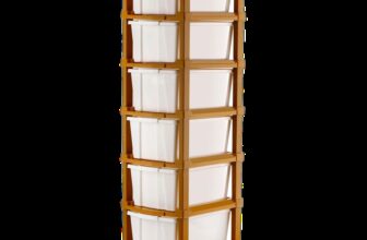 J K INTERNATIONAL 6 Compartments Plastic Multipurpose Drawer, Storage Organizer Home(White)