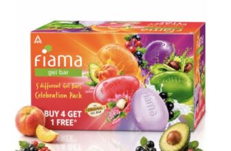 Fiama Gel Bar Celebration Pack with 5 unique Gel Bars, 125g (Buy 4 get 1 Free)