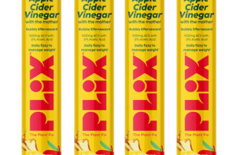 The Plant Fix Plix Apple Cider Vinegar 15 Effervescent Tablet with mother Mango(4 x 15 Tablets)
