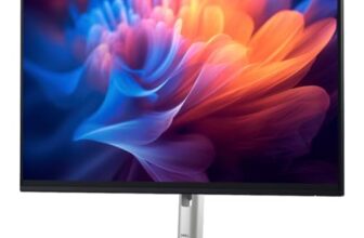 Dell-P2725HE-Black 27″ (68.58cm) USB-C Hub FHD Monitor, IPS Panel, Refresh Rate 100Hz, Response Time 5ms (F) Ports: HDMI (1) | DP 1.4 (2) | RJ45 (1) | 3.2 Gen1 Type-C (2) | 3.2 Gen1 Type-A (3)