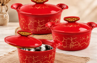 Flipkart SmartBuy Akoya Classic Insulated Inner Stainless Steel Chapati/Biryani/Vegitable Serving Pack of 3 Thermoware Casserole Set(500 ml, 1000 ml, 1500 ml)