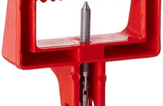 Aktion Safety Large Circuit Breaker Lockout AK-MCCB-45A Lock and hold, Red (Pack of 5)
