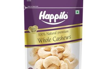 Happilo Premium Natural Whole Cashews 500g Value Pack | Dry Fruits, Kaju, Healthy Snacks | Unsalted Cashew Nuts | Crunchy, Nutritious & Delicious Nuts | Rich in Protein, Magnesium & Phosphorus
