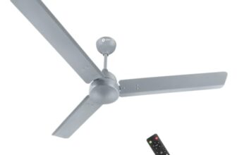 Orient Electric Newly launched 1200 mm Uno BLDC | BLDC energy saving ceiling fan with Remote |BEE 5-star rated | Saves up to 50% on electricity bills | 3-year warranty by Orient | Glacier Grey