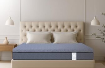 Florance Orthopedic Mattress with 7 Zone Air Gel Memory Foam, Medium-Firm, Pressure Relief, Oeko Tex Certified Fabric, Zero Partner Disturbance, Queen Size Mattress, 12-Year Warranty, 72x60x8