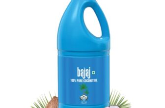 Bajaj 100% Pure Coconut Oil 900ml | Made with Premium Grade 1 Quality Coconuts