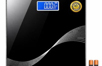ANT Flora Wave Digital Body Weight Weighing Scale, 180kg Capacity, High Precision Strain Sensor, 50g Graduation, 5mm Tempered Glass, LCD Display, Auto On/Off, 40 Months Warranty